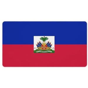 Vlag van Haïti Mode Bureau Muismat Antislip Gaming Muismat Accessoires Decor 40X75cm