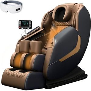 Massagestoel Voor Het Hele Lichaam, SL-acupressuurkneden Met Verwarmingsfunctie, Fauteuil Voor Volwassenen Voor In De Woonkamer Thuis(Noir)