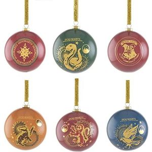 Widdop Harry Potter 70mm kerstboom decoraties set van 6 kerstballen