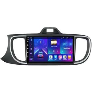 Android 14 2 Din Autoradio voor Kia Soluto Pegas 2017-2023 - Steun Carplay Android Auto DSP-9"" Touchscreen Auto Stereo Met Stuurwielbediening WIFI 4G Bluetooth Split-Screen(P4 4G+WIFI 8Core 2G+32G)