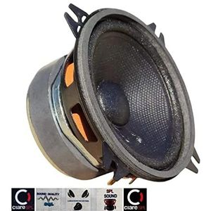 1 MIDRANGE CIARE CM100 cm 100 luidsprekers van 10,00 cm 100 mm 4"" met 60 watt rms en 150 watt max met impedantie 4 ohm gevoeligheid 89 dB voor auto, 1 stuk + 5 gratis stickers