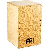 Meinl Percussie Houtbewerking Cajon Instrument - Box Drum met Snare en Deep Bass Sound - Makah-Burl Voorplaat (WCP100MB)