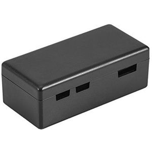 Annadue RPi Zero-behuizing beschermhoes, transparante pc-doos, plastic omhulsel, wandmontage, toegang tot alle poorten, voor Rasp Berry Pi Zero(black)