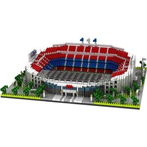 3D-puzzels voor volwassenen, DIY Bouwspeelgoed Model 3D Legpuzzel Voetbalfans Herdenkingscadeau, Basse Nou Camp Stadionmodel, Volwassen jongens Hoge moeilijkheidsgraad bouwen Speelgoed in elkaar zette