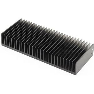 FULIMEI Aluminium Heatsink Cooling Pad for High Power DIY Audio Koellichaam Radiator Breedte 300mm Dikte 50mm Hoogte 115mm(300X50X125mm)