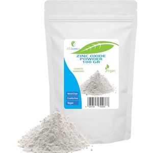 Zinkoxidepoeder (zinc oxide powder) - 100 gr - Cosmetisch ingrediënt, zeer zuiver materiaal, non-nano