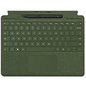 Clavier Microsoft Signature pour Surface Pro avec stylet Vert forêt