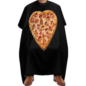 Kapper Cape Pizza Hart Salon Cape Unisex Kapsel Cape Premium Kappers Cape Voor Herbruikbare Kappers Kapper Accessoires 140x168cm