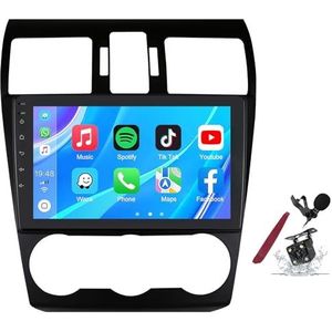 Android 14 Autoradio Stereo voor S-ubaru Forester MK4 (2013-2015) 9 ""Touchscreen Multimedia Speler met Draadloze Carplay GPS Navigatie FM RDS Bluetooth 5G-WiFi SWC DSP,M100s