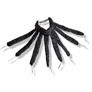 8 stks staaf hoofdband krultang voor lang haar hitteloos - zachte haarrollen luie krultang slapende zijde krullen voormalers vrouwen haarstyling rollen (zwart)