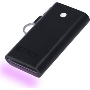 V Light Hair Extensions Kit, Haarverlenging UV-licht met LED UV-lampkralen 6pcs 395nm, Draagbare Snel Uithardende Haarverlenging UV-lijm V Light Pruikverlenging UV-lamp,