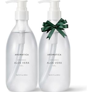 AROMATICA Biologische Aloë Vera Gel (2 Pack) 10 fl oz elk