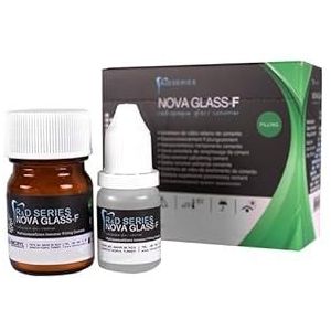 Imicryl Nova Glass F Radiopaque glas ionomeer vulcement, Type 2 zelfhechtende radiopake tandvulling, permanente restauratie, A2Natural schaduw, hoge druksterkte, tandvulling reparatieset