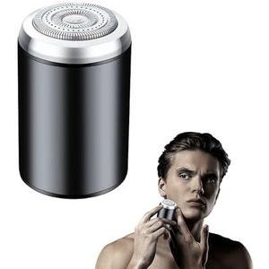 Horuili® Draagbaar elektrisch mini-scheerapparaat, elektrisch scheerapparaat voor heren, USB-oplaadbaar, wasbaar nat en droog scheren