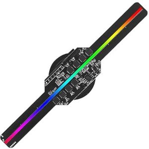 Mini 3D Hologram Fan Met Mobiele APP Bediening LED Holografische Reclame Display Video Projector for Bar, Winkel, Halloween, Kerstmis Festivalreclamedisplay