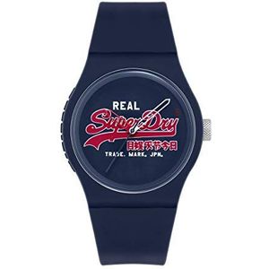 Superdry SyG280UR Analoog kwartshorloge voor heren, met siliconen armband