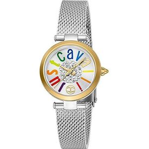 Just Cavalli Elegant horloge JC1L280M0075, Zilver Grijs, Glam