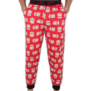 Liverpool FC - Lounge pants pyjama broek voor mannen - Officieel voetbalkado - Rood multi - Medium