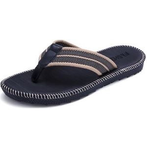 Pantoffels, Lichtgewicht slippers for heren en dames - Zomerstrand- en buitensandalen voor House Slides Douche Sandalen(Black,47 EU)