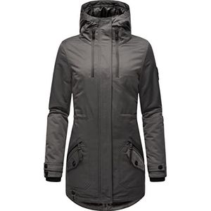 Navahoo Avrille II Winterjas voor dames, XS tot XXL, antraciet, XXL