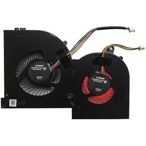 Koelventilator VOOR MSI GS65 MS-16Q2 16Q2-CPU-CW 16Q2-GPU-CW CPU GPU-ventilator(GPU)