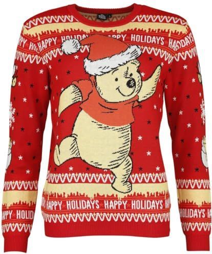Winnie The Pooh - Dance - Kersttrui - Meerkleurig - Dames