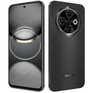 Tecno - Spark 30c - Mobiele Telefoon - Zwart - 4GB RAM - 128GB Opslag