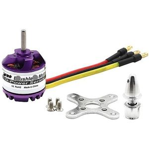 Paars D2830 2830 750KV 850KV 1000KV 1300KV Borstelloze Motor for Rc Multicopter Drone Helicoter Vliegtuig (Color : D2830 1000KV)