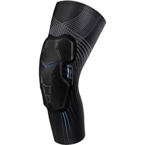 Knieondersteuning, Kniebeschermers for mannen en vrouwen, geschikt for mountainbiken, voetbal en basketbal Kniebandages(Blue,Large)