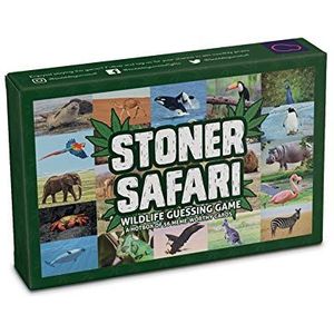 Bubblegum Stuff Stoner Safari Game - Raad de dieren uit hun Stoner Name Card Game - Een Hotbox Van 56 Meme-Worthy Kaarten - Geschikt Voor Volwassenen