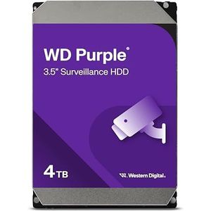 Western Digital WD43PURZ-EC Interne Harde Schijf 4TB CMR 3,5 Inch SATA Cache 256 MB Monitoring Systeem