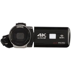 Digitale Camera voor Fotografie, 4K 48MP Vlogging Camera Anti-Shake, 18X Digitale Zoom 3 Inch Touchscreen Video-opnamecamera met Afstandsbediening, Compacte Camera voor op Reis