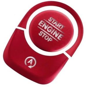 Decoratie Van Auto-Interieur Auto Motor Start Stop Knop Trim Cover Voor Mercedes Voor Benz AB CLA GLB GLA Klasse W177 V177 W247 C118 W118 X247 H247 AMG A35 A45(Rood)