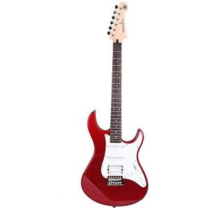 Yamaha Pacifica 012 Elektrische gitaar 4/4 van hout, 64,77 cm, schaal 65,5 inch, 6 snaren, keuzeschakelaar 5 posities, Metallic Rood