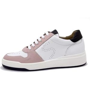 PieSanto - 240656 sneaker leer roze voor dames, Roze 35917, 37 EU