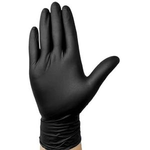 20/60 stuks zwarte handschoenen for huishoudelijk gebruik, waterdicht, haar, tatoeage, nagels, huisdieren, douchegereedschap(Black-60PCS,S)