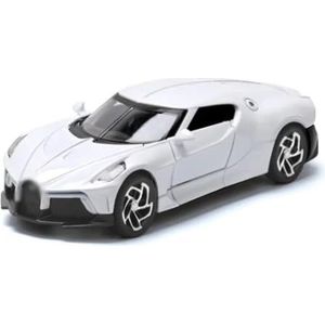 Gegoten lichtmetalen automodel Voor Bugatti 1:32 Automodel Metalen Diecasts & Speelgoedvoertuigen legering auto Decoratie Speelgoed (Color : White)