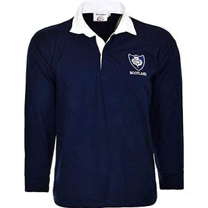 acc Scotland Rugby Shirt Lange mouwen Jersey met kragen Schotse Klassieke Retro Top Size 2XL 3XL 4XL 6XL 7XL Big