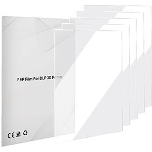 200 x 140 x 0.15mm FEP Film Release Film 5 STKS voor Mars SLA DLP 3D Printer