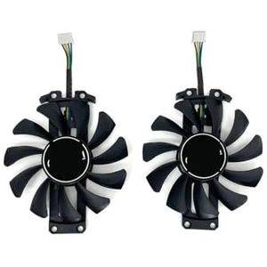 GA81S2U 12V GPU-koelventilator voor KFA2 voor GALAX GTX 660 760 grafische kaartkoelventilator(Black 2-Fan)