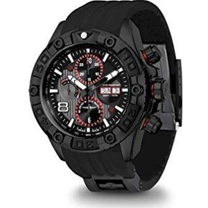 Zeno Watch Basel herenhorloge analoog automatisch met siliconen armband 4535-TVDD-bk-h1