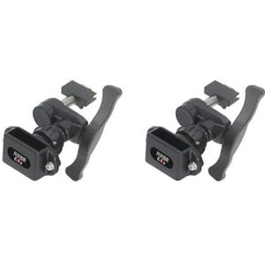 NeaxgeandX 2 set van 2 Manier Radio Auto Houder Beugel Autoradio Houder Mount voor Automobiel Premium