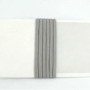 5/10/20M 3,0 mm/5 mm ronde elastische koord voor haarband polyamide band bh-band naaien rubberen tape doe-het-zelf band accessoires-grijs-5 mm-20 meter