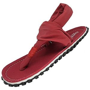 Rubberback-teenslippers voor dames, rubberbies schoenen, rubberbies teenslippers voor dames, maat 36-43, Alleen rood., 42 EU