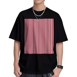 Geruite rode en zwarte print dames katoenen T-shirts casual korte mouw tuniek tops ronde hals zomer basic losse pasvorm T-shirt, Zwart, S