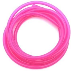 1 meter ID2 3 4 5 6 7 8 9 10 12 mm siliconen buis flexibele rubberen slang food grade frisdrank pijp water connector kleurrijk sanitair voor motorfietsen, auto's (rozerood, 1 meter 16XID 12 mm)