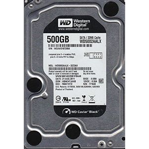 Western Digital Caviar Black HD WD 500GB interne harde schijf (8,9 cm (3,5 inch), 7200 rpm, 32 MB cache, SATA)