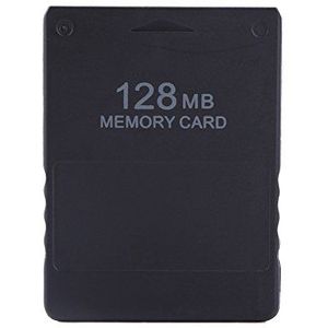 Fosa Playstation 2 geheugenkaart, 8M-256M, high-speed geheugenkaart voor Sony PlayStation 2 console, PS2, accessoires voor games (128 m)