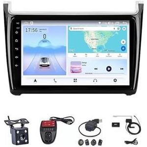9 Inch Autoradio Voor Volkswagen POLO 5 Sedan 2008.2020 Carplay Android Navigatie GPS Bluetooth Multimedia Speler Smart Automotive Systeem(WIFI 2G+32G)