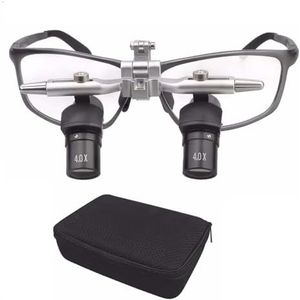 UIHECTA 4.0X 5.0X 6.0X 48 ° Ergo Ultra Lightweight Loupe, Binocular Loupe Dental, Ergo Optical Loupes, Adjustable Working Distance 350-450mm, for Dental Medical,zwart